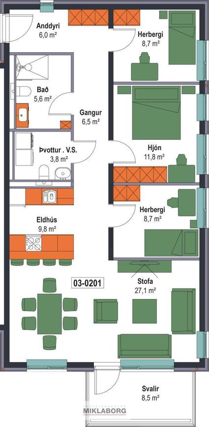 Hringhamar 25 - 0201, 221 Hafnarfjörður