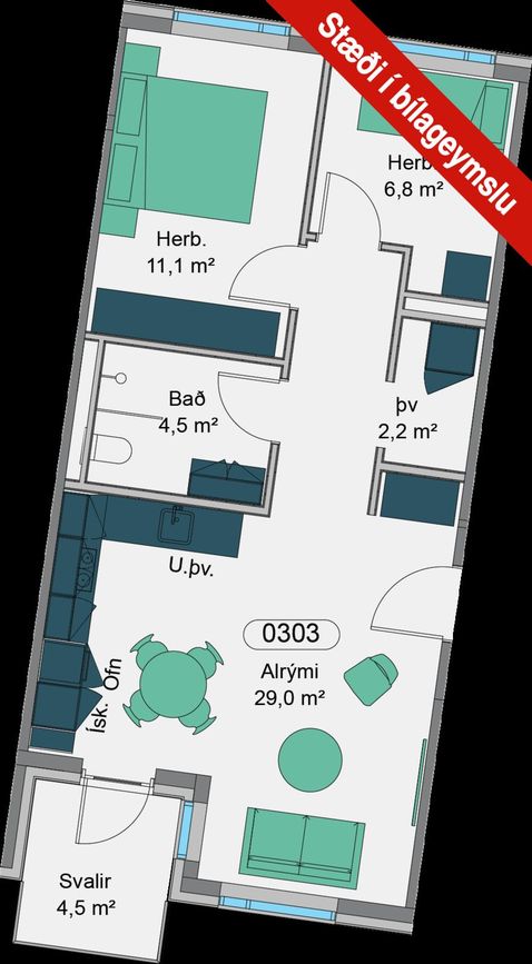 Vetrarbraut 2, 210 Garðabær