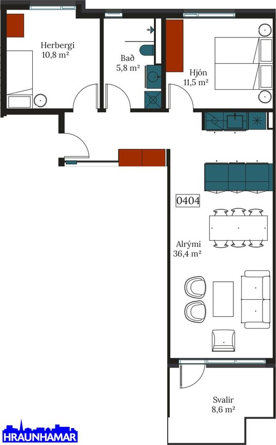 Áshamar 18, 221 Hafnarfjörður