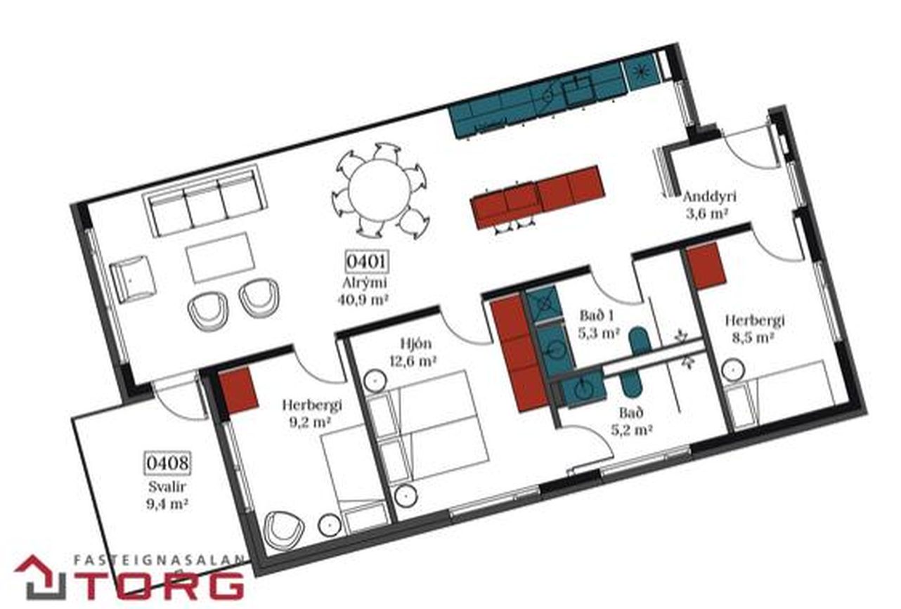 Áshamar 20 - 0401, 221 Hafnarfjörður