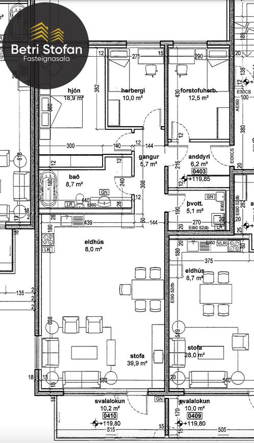 Ásakór 13 - 0402, 203 Kópavogur