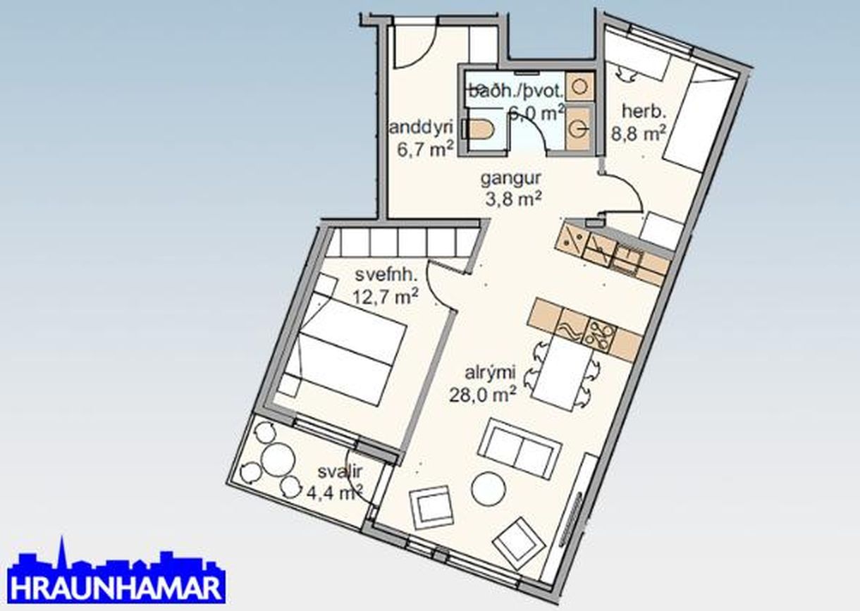 Apalskarð 4A - 0204, 221 Hafnarfjörður