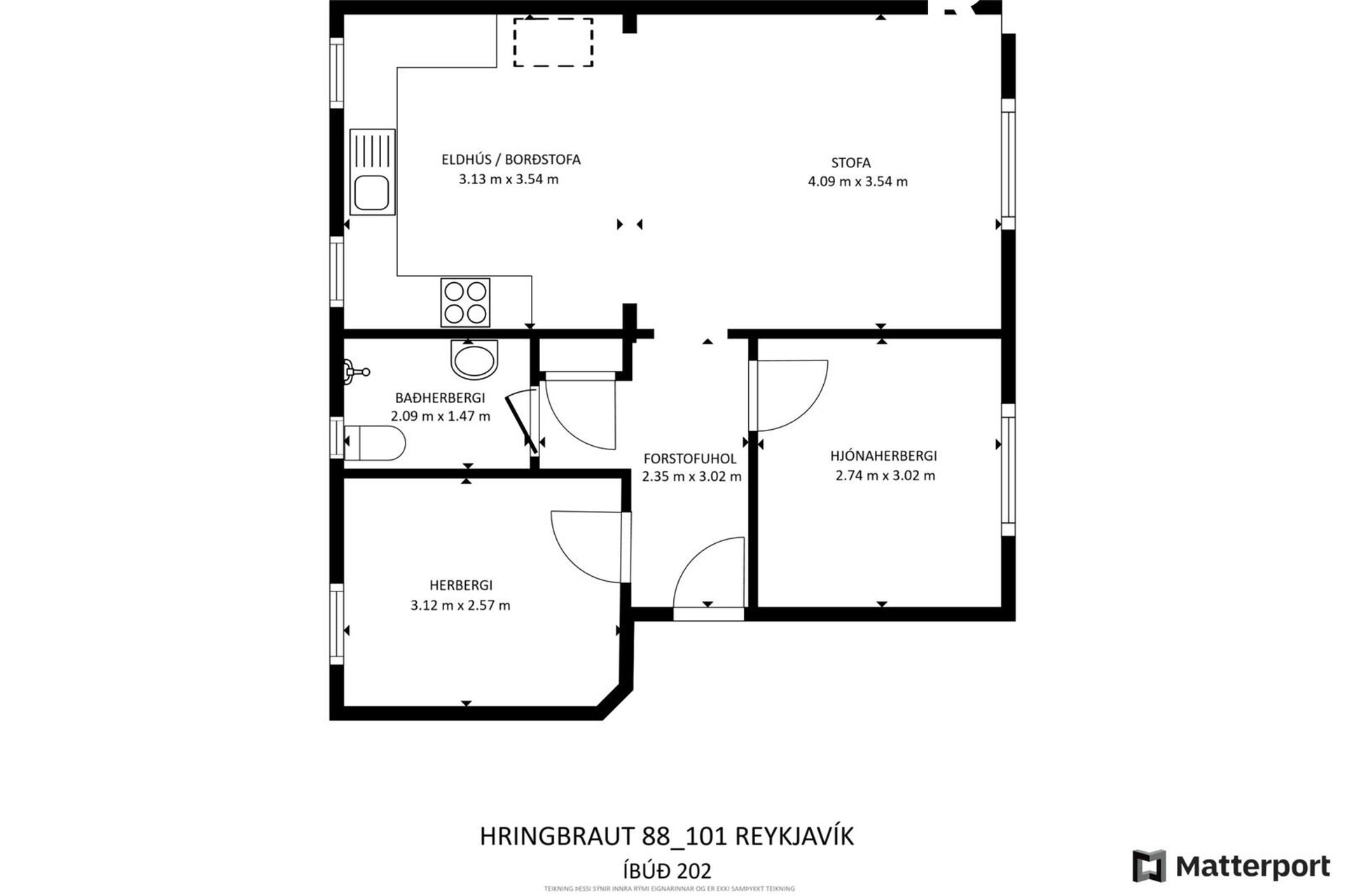 Hringbraut 88 - 0201, 101 Reykjavík