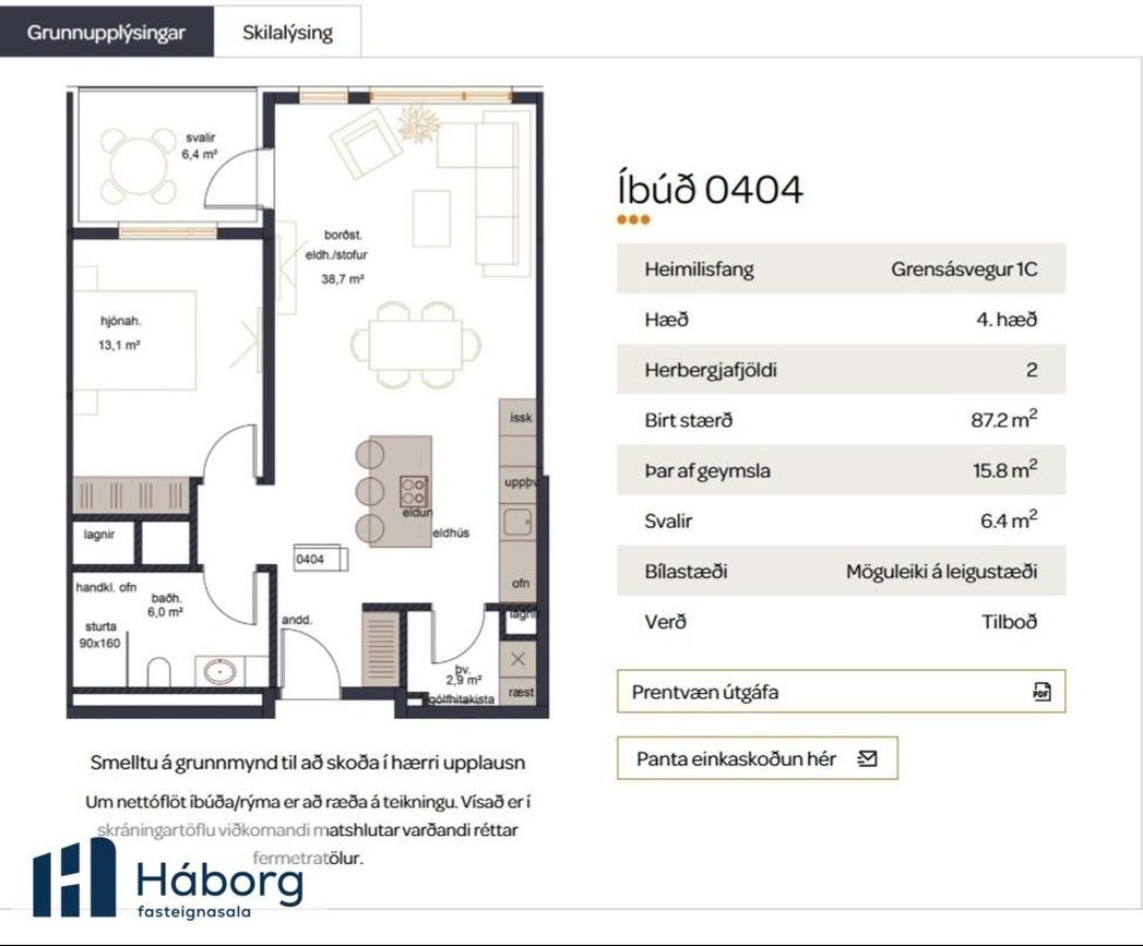 Grensásvegur 1C, 108 Reykjavík
