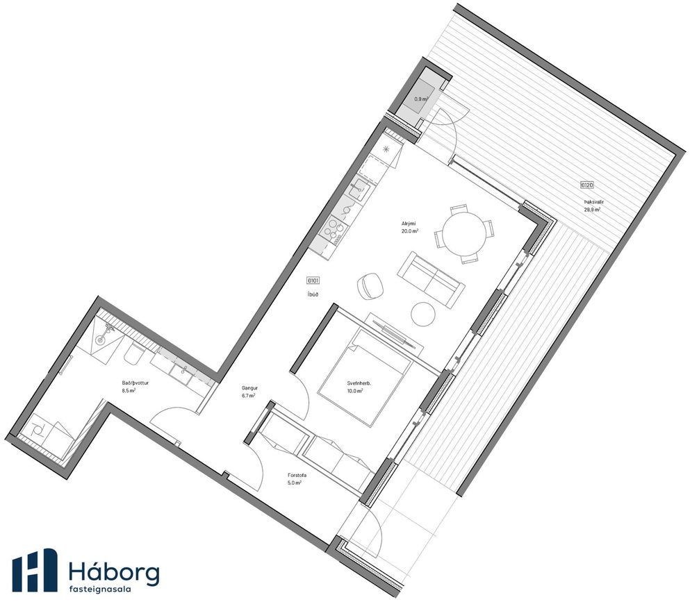 Garðabraut 1A - 0101, 300 Akranes