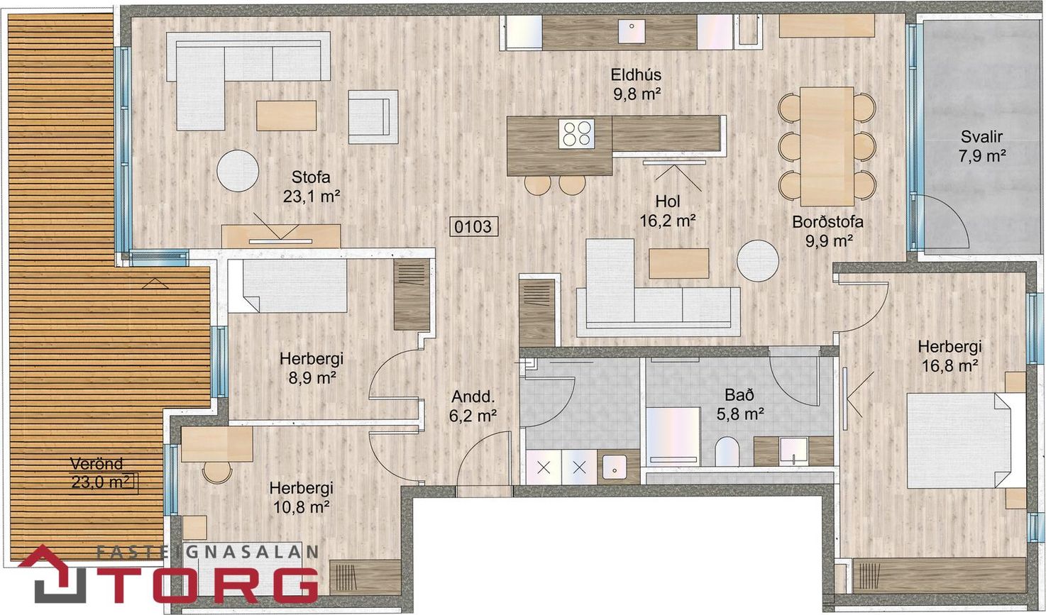 Naustavör 66 - 0103, 200 Kópavogur