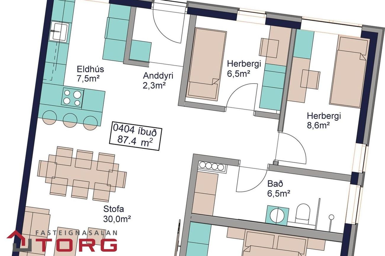 Áshamar 52 - 0404, 221 Hafnarfjörður