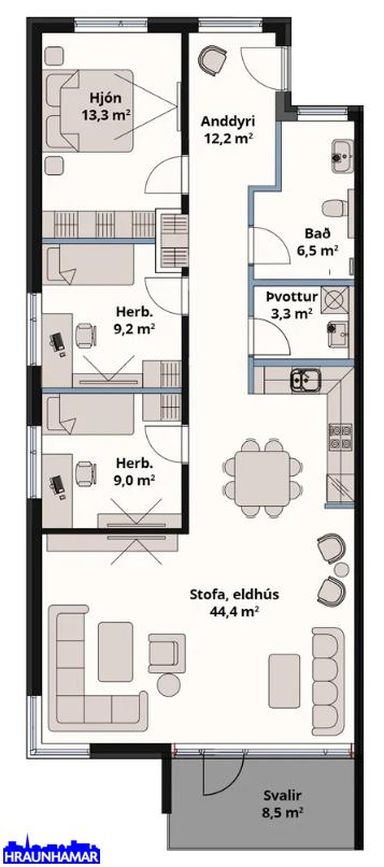 Suðurhella 16 - 0406, 221 Hafnarfjörður