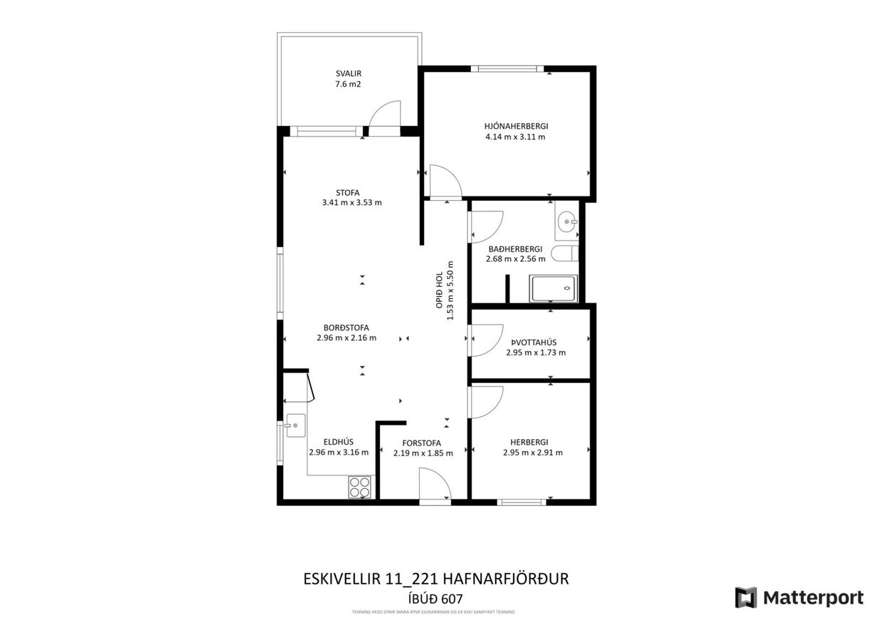 Eskivellir 11 - 0607, 221 Hafnarfjörður