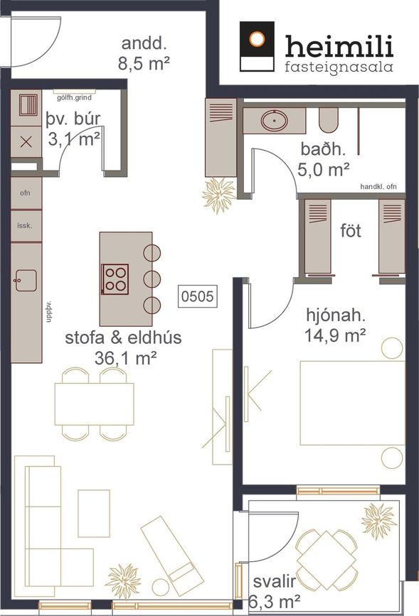 Grensásvegur 1F, 108 Reykjavík