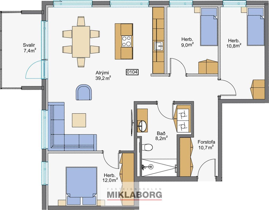 Hringhamar 37 - 0104, 221 Hafnarfjörður