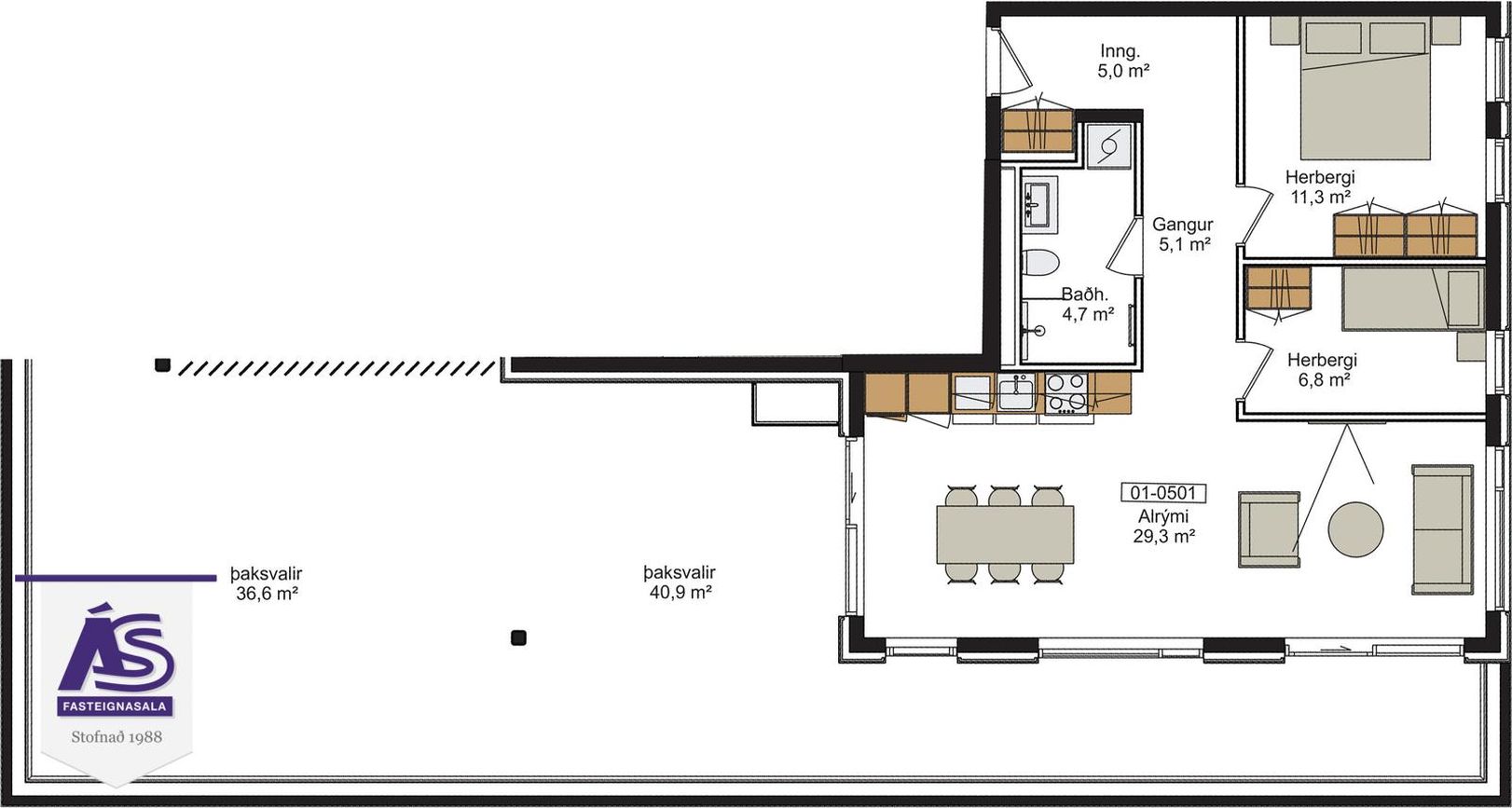 Hringhamar 31 - 0501, 221 Hafnarfjörður