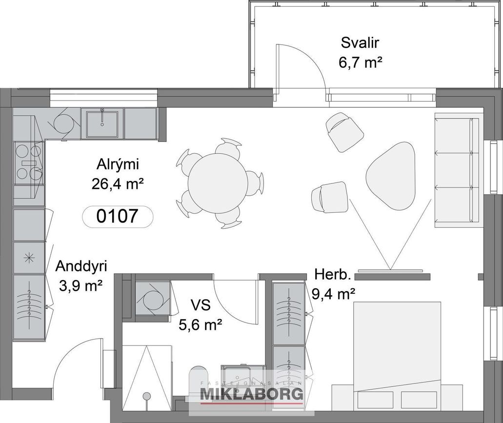 Breiðhöfði 19 - 0107, 110 Reykjavík