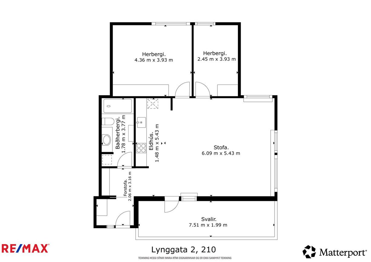 Lynggata 2 - 0206, 210 Garðabær