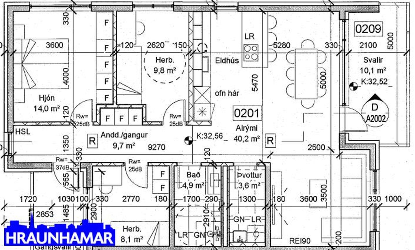 Baughamar 3 - 0201, 221 Hafnarfjörður
