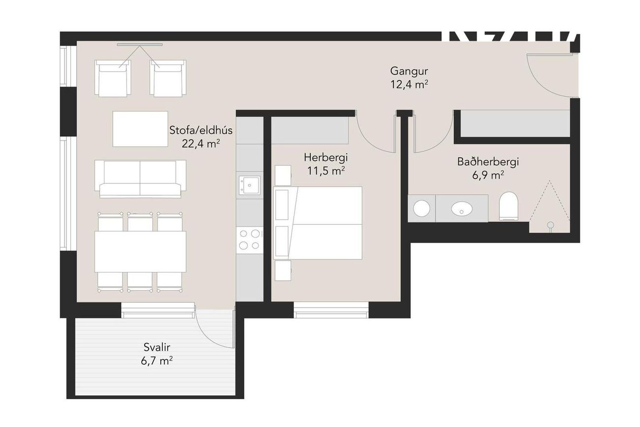 Maríugata 1 - 0204, 210 Garðabær