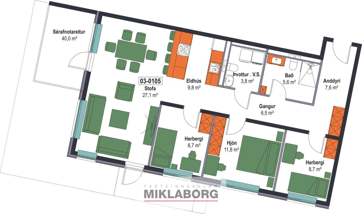 Hringhamar 25 - 0105, 221 Hafnarfjörður