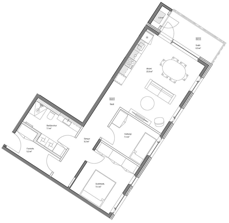 Garðabraut 1A, 300 Akranes