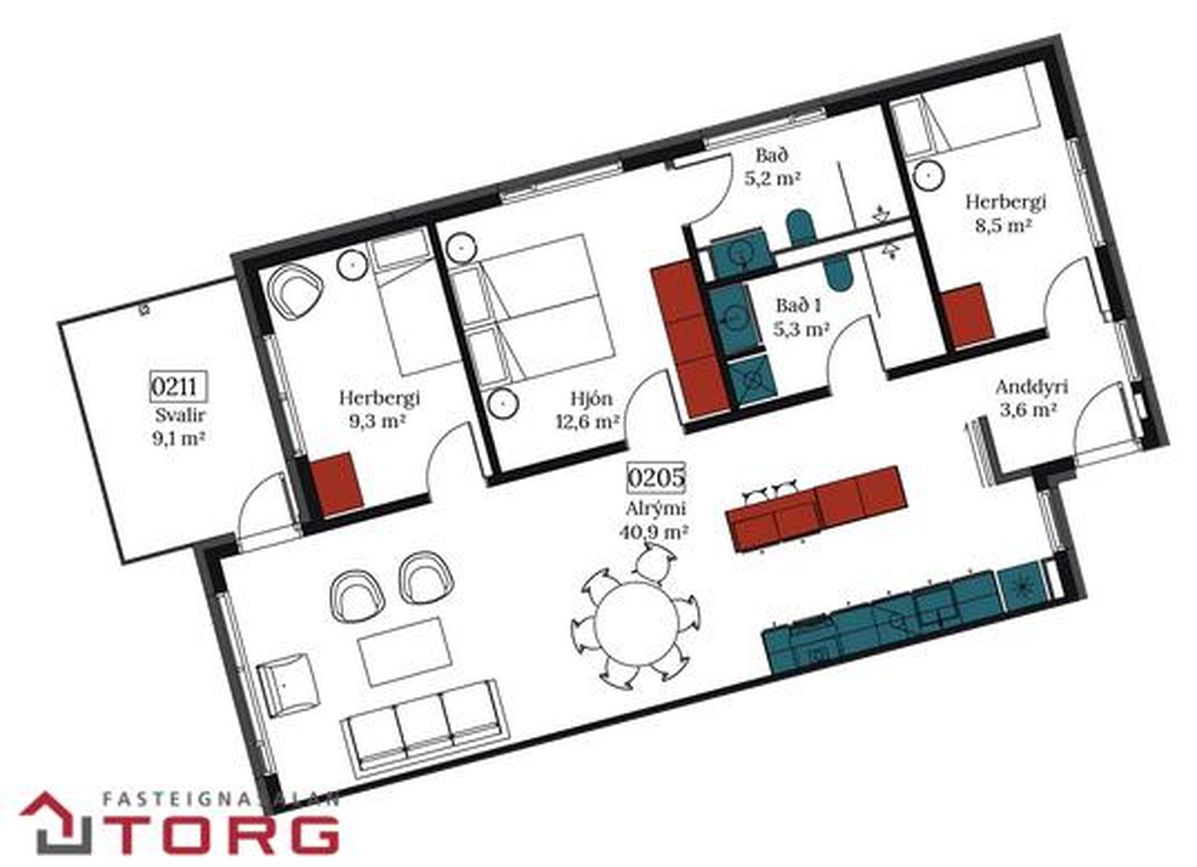 Áshamar 20 - 0205, 221 Hafnarfjörður