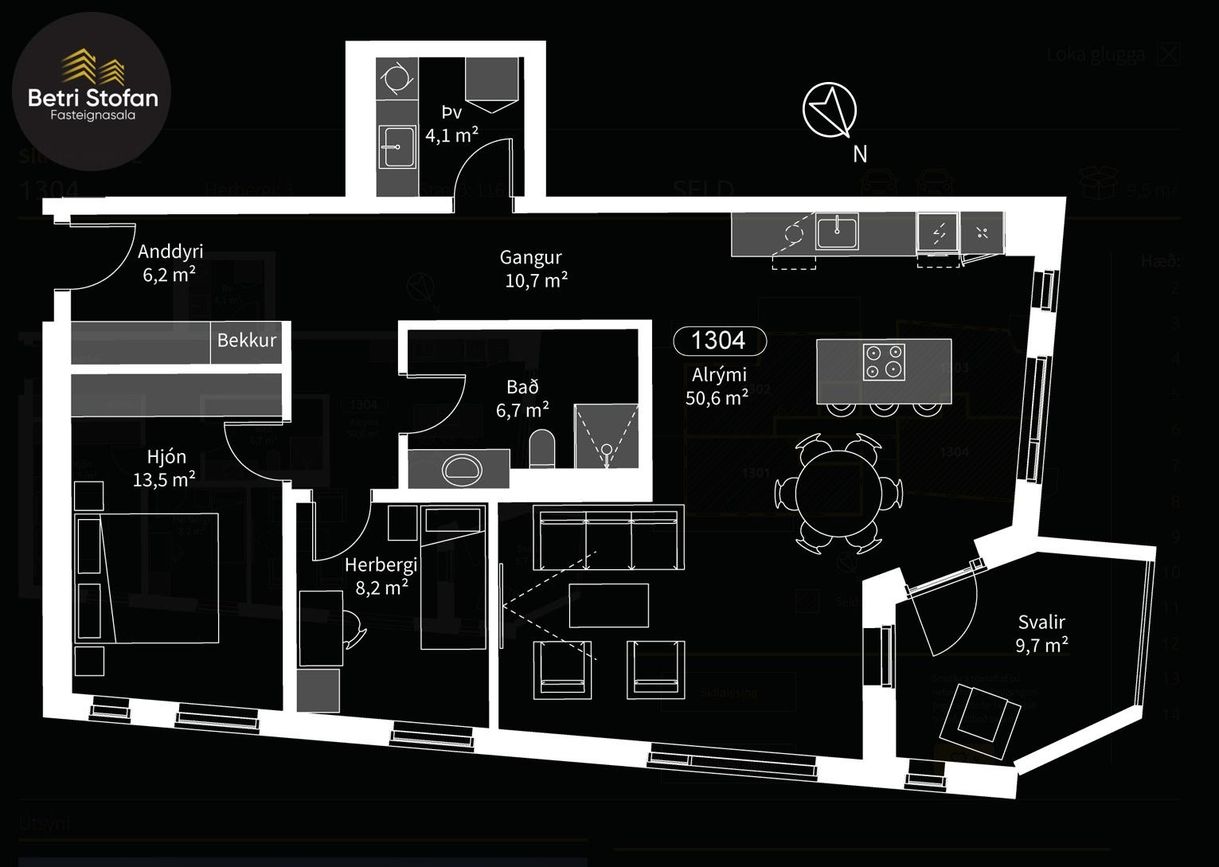 Silfursmári 2 - 1304, 201 Kópavogur
