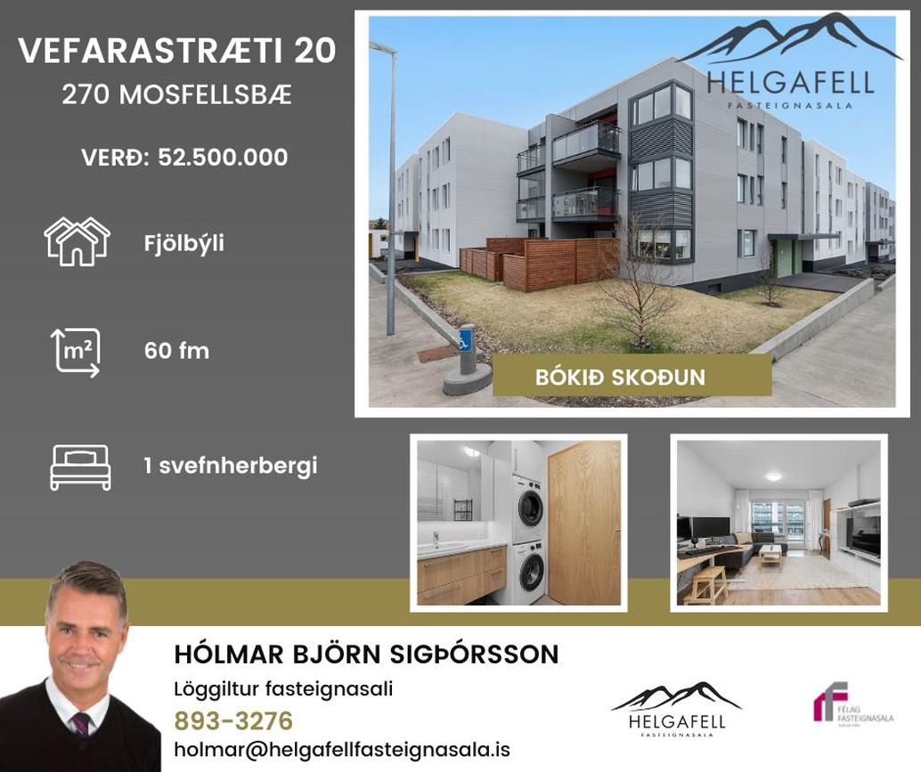 Vefarastræti 20 - 0210, 270 Mosfellsbær
