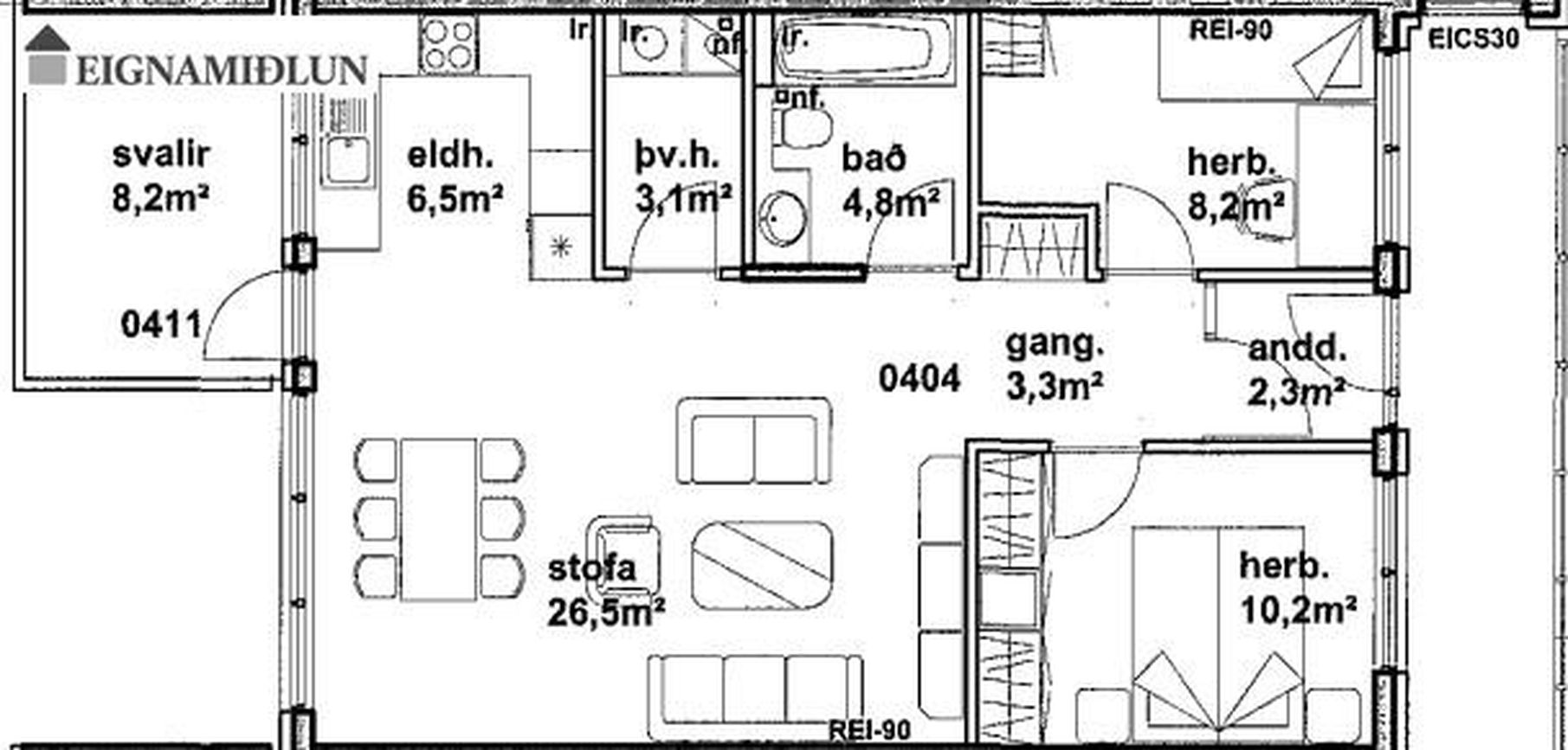 Klukkuvellir 5 - 0404, 221 Hafnarfjörður