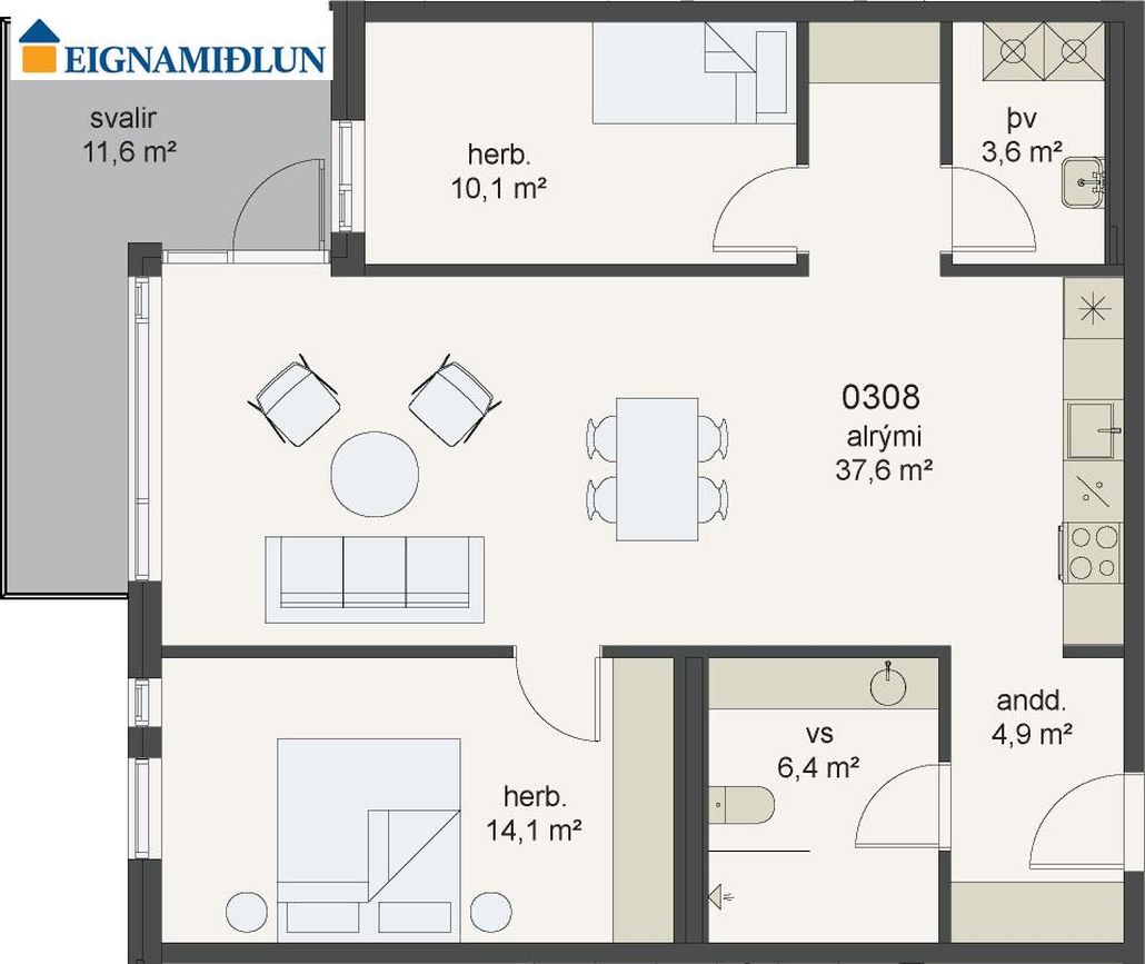 Skólatröð 4, 200 Kópavogur