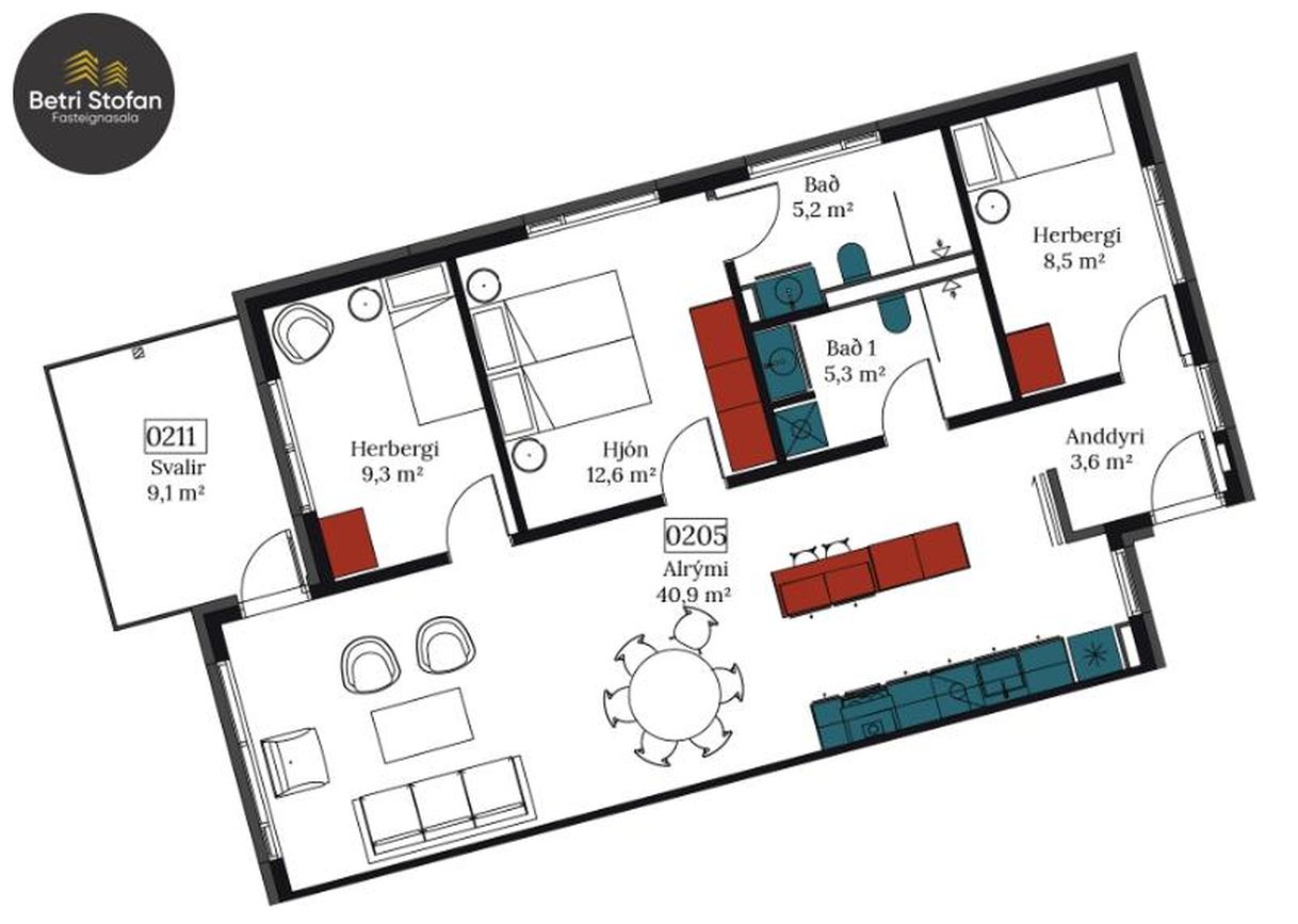 Áshamar 20 - 0205, 221 Hafnarfjörður