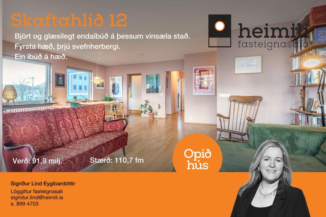 Skaftahlíð 12 - 0101, 105 Reykjavík