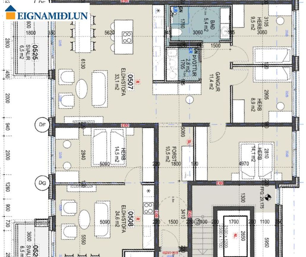 Kleppsmýrarvegur 6 - 0308, 104 Reykjavík