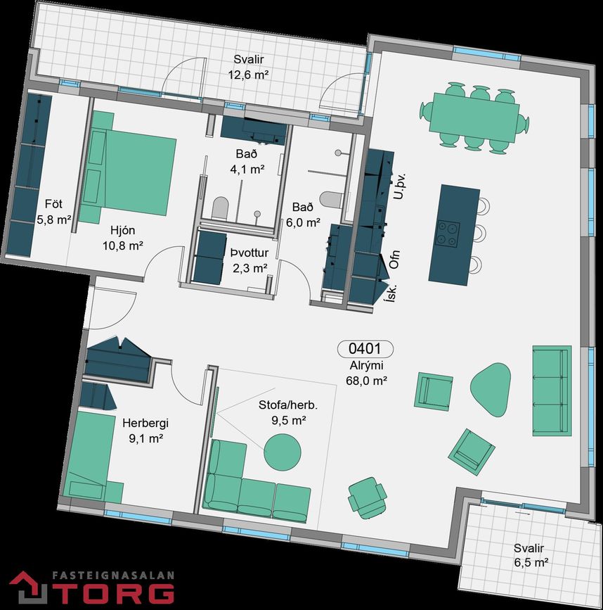 Vetrarbraut 2 - 0401, 210 Garðabær