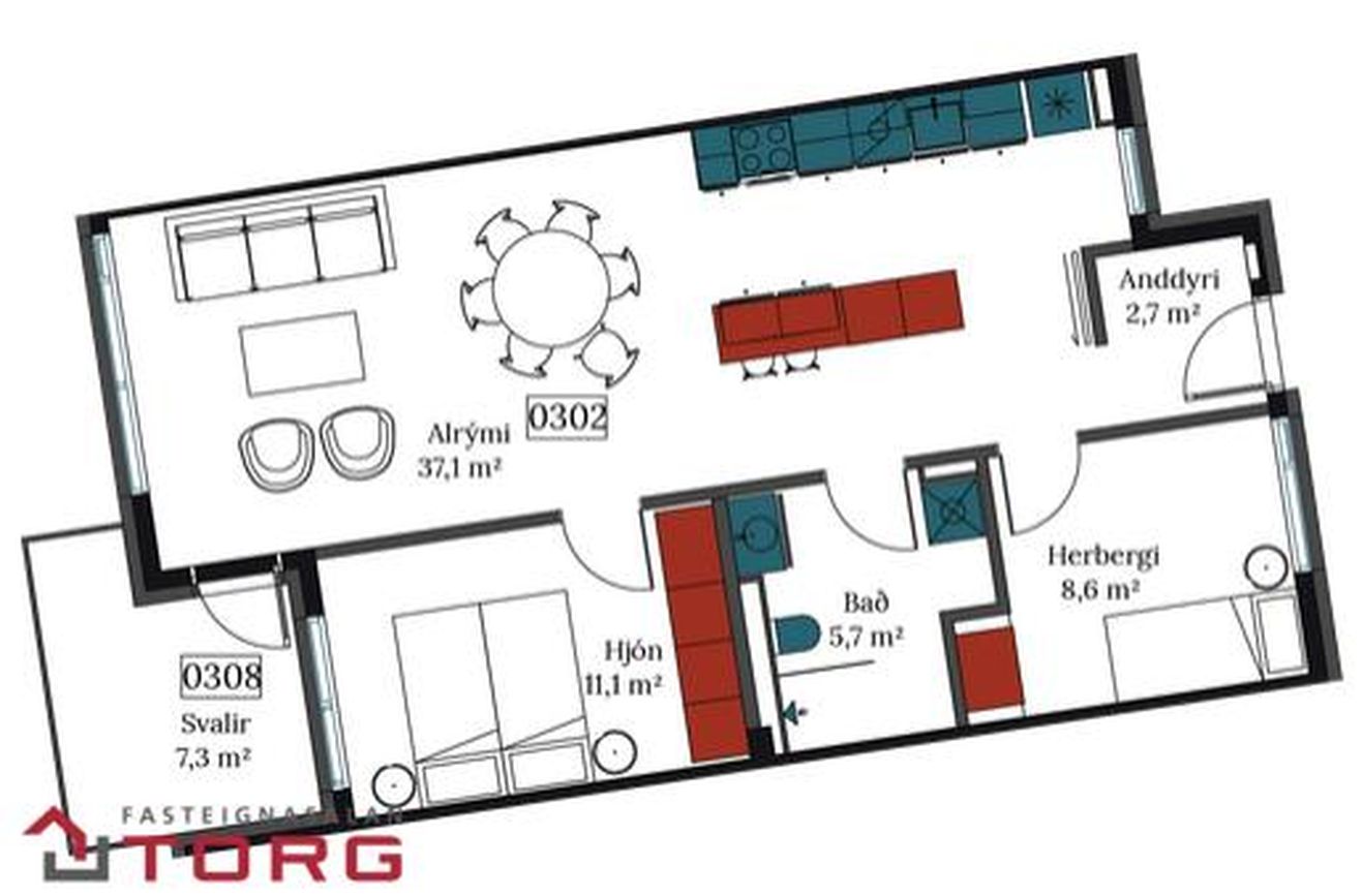 Áshamar 22 - 0302, 221 Hafnarfjörður