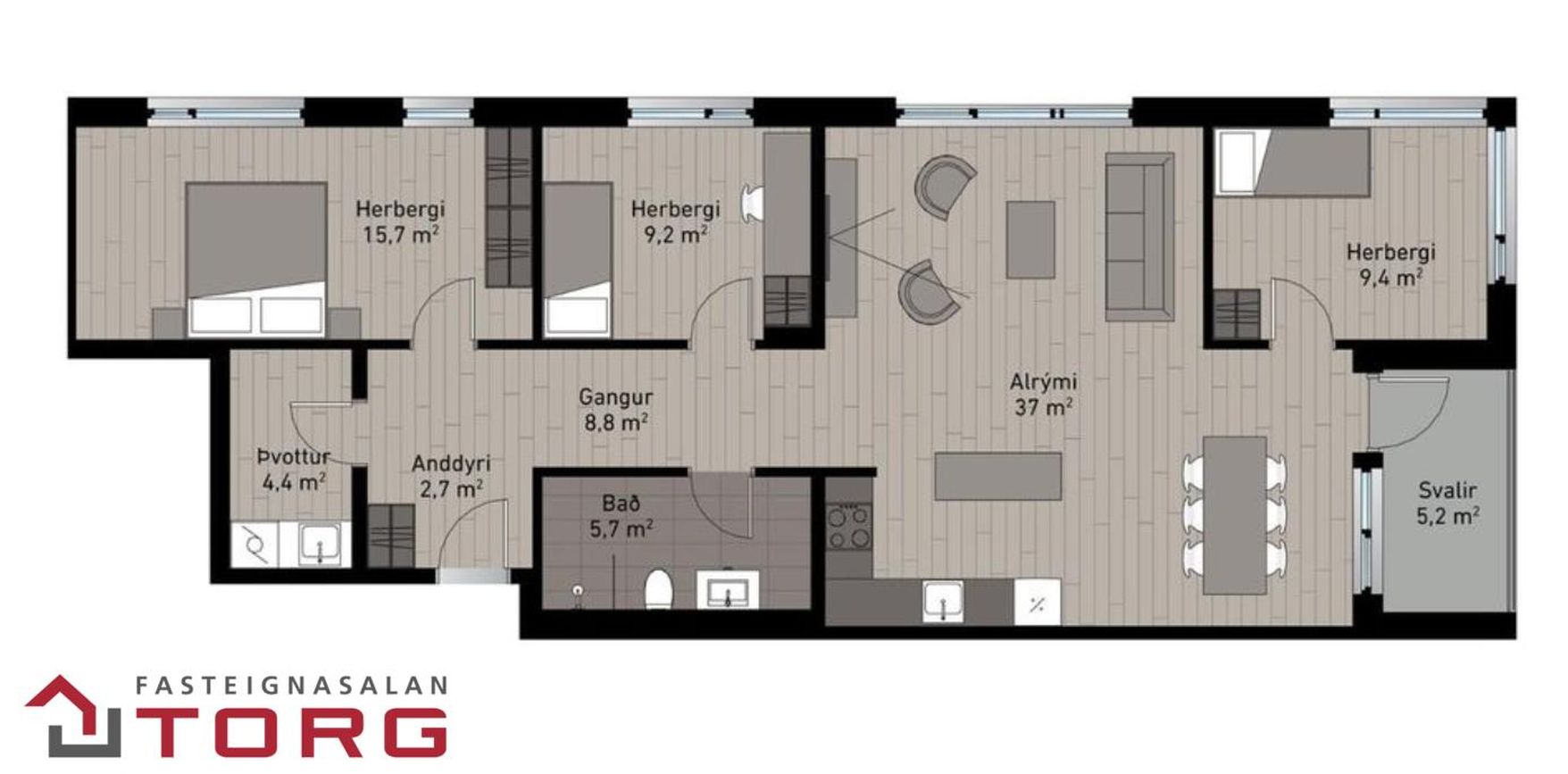 Smyrilshlíð 10 - 0410, 102 Reykjavík