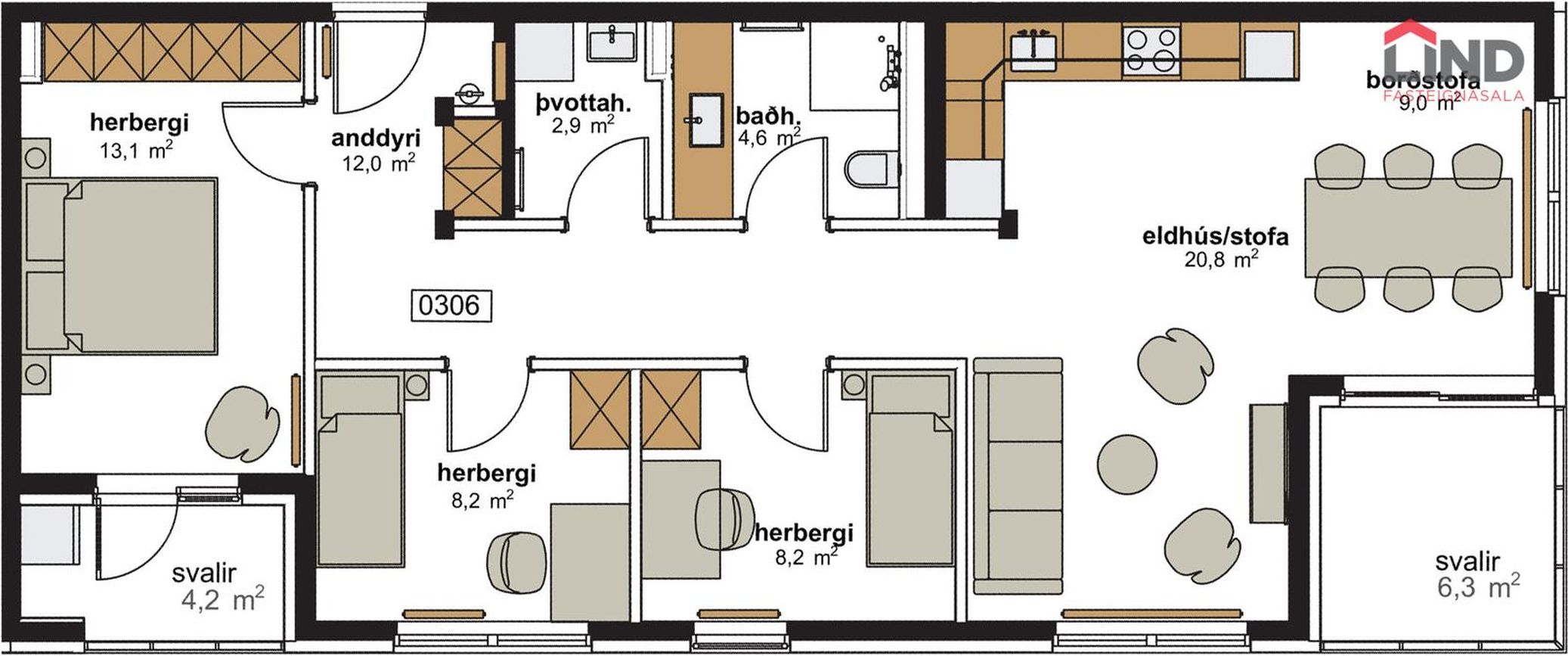 Hringhamar 19 - 0306, 221 Hafnarfjörður