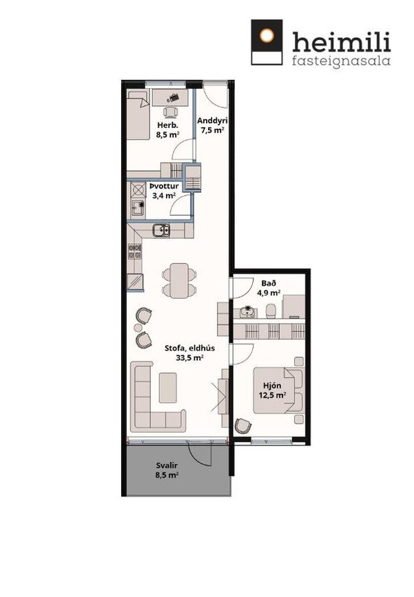 Suðurhella 16 - 0304, 221 Hafnarfjörður