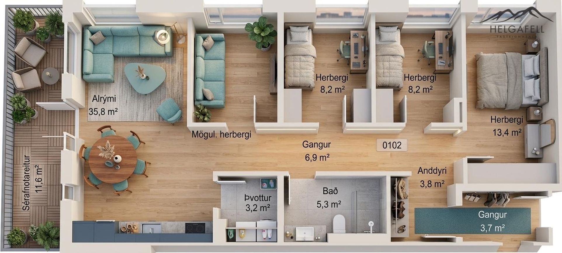 Hnjúkamói 9, 815 Sveitarfélagið Ölfus