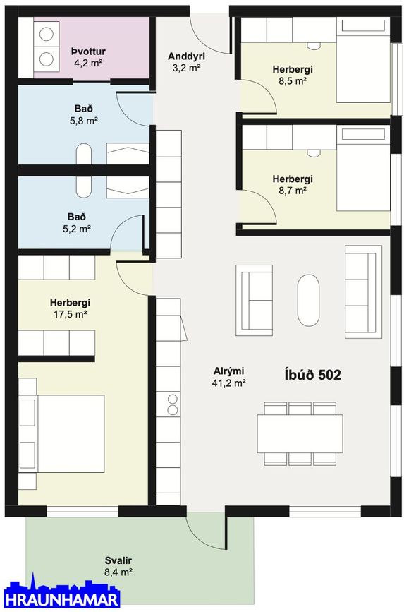 Baughamar 5, 221 Hafnarfjörður