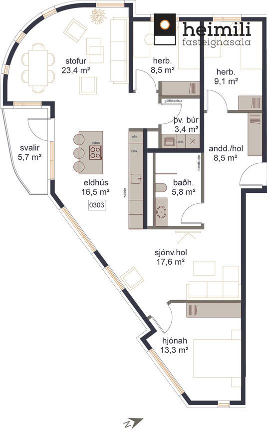 Grensásvegur 1B, 108 Reykjavík