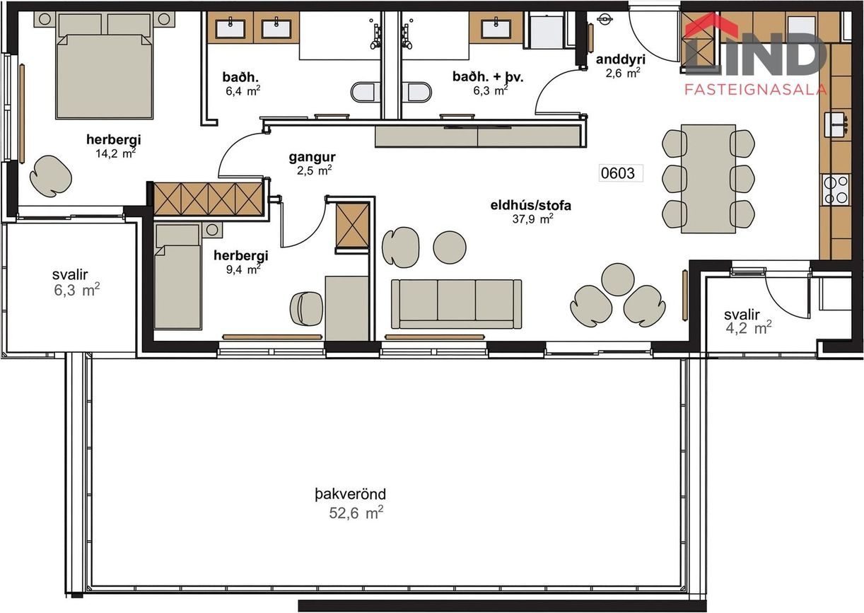 Hringhamar 19 - 0603, 221 Hafnarfjörður