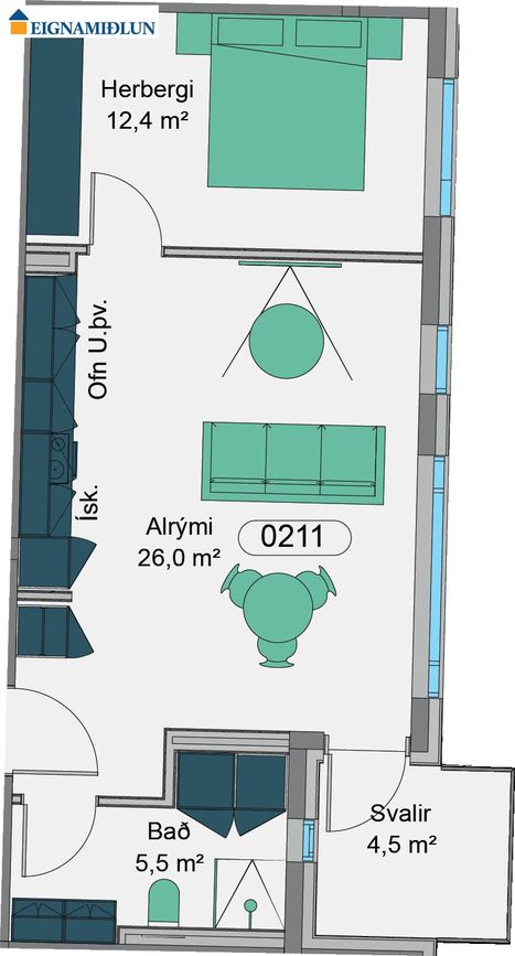 Vetrarbraut 2C - 0211, 210 Garðabær