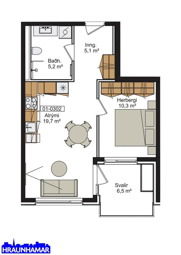 Hringhamar 31 - 0302, 221 Hafnarfjörður