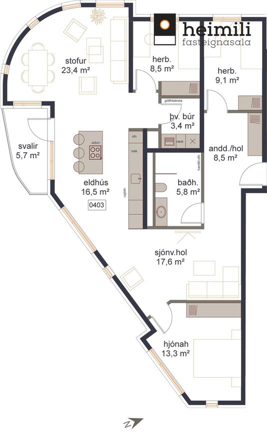 Grensásvegur 1B, 108 Reykjavík