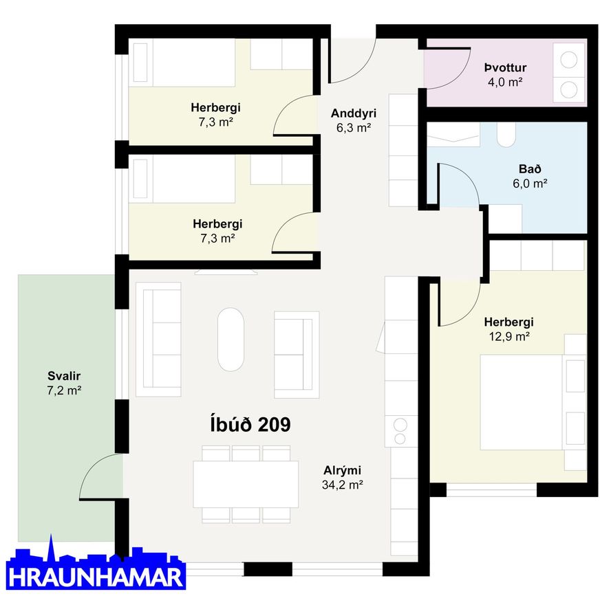 Baughamar 7, 221 Hafnarfjörður