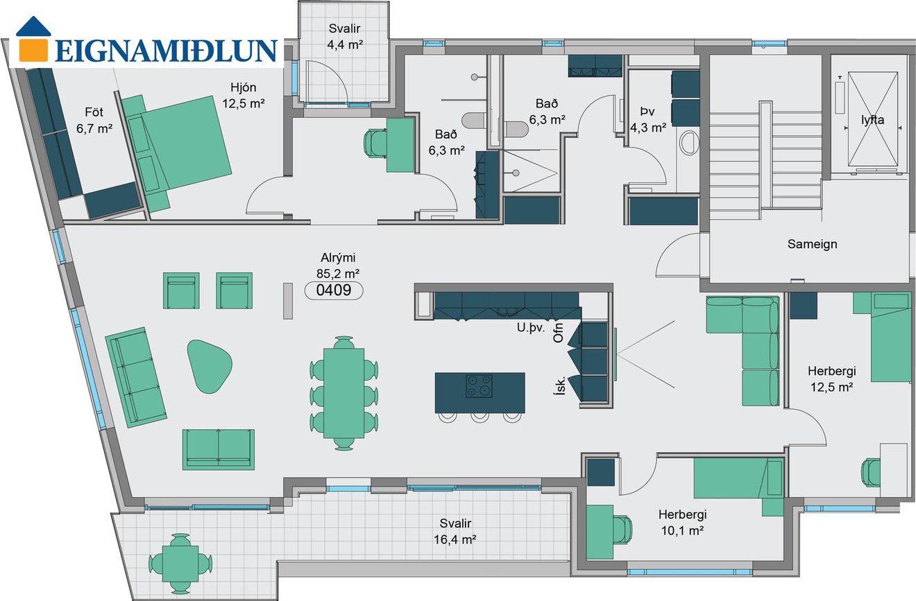 Vetrarbraut 4 - 0409, 210 Garðabær