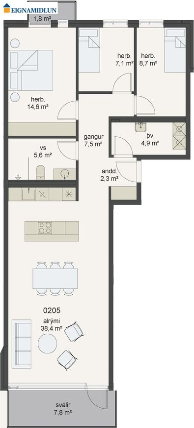 Hávegur 4, 200 Kópavogur