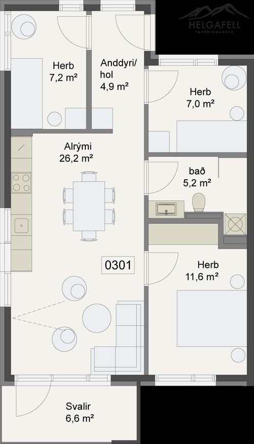 Austurmörk 26A, 810 Hveragerði