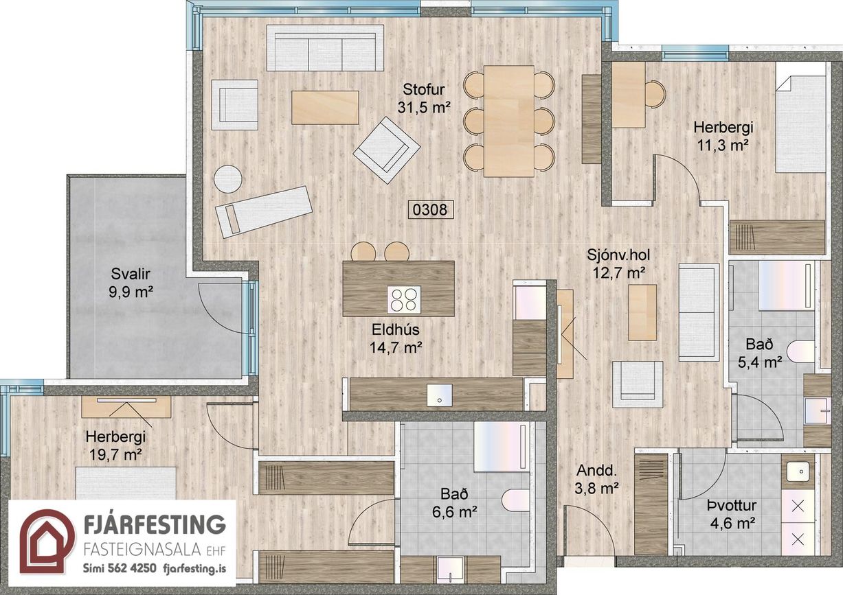 Naustavör 62, 200 Kópavogur