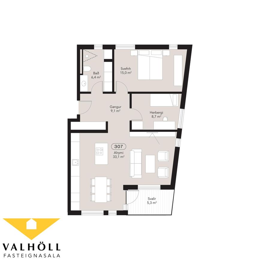 Apalskarð 2 - 0307, 221 Hafnarfjörður