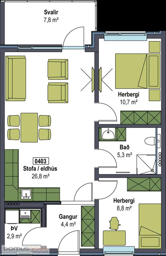 Þjóðbraut 5 - 0403, 300 Akranes