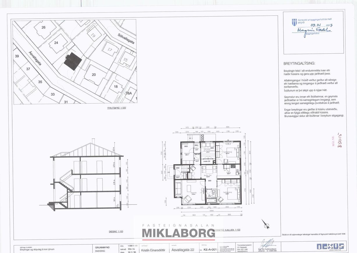 Ásvallagata 22 - 0101, 101 Reykjavík